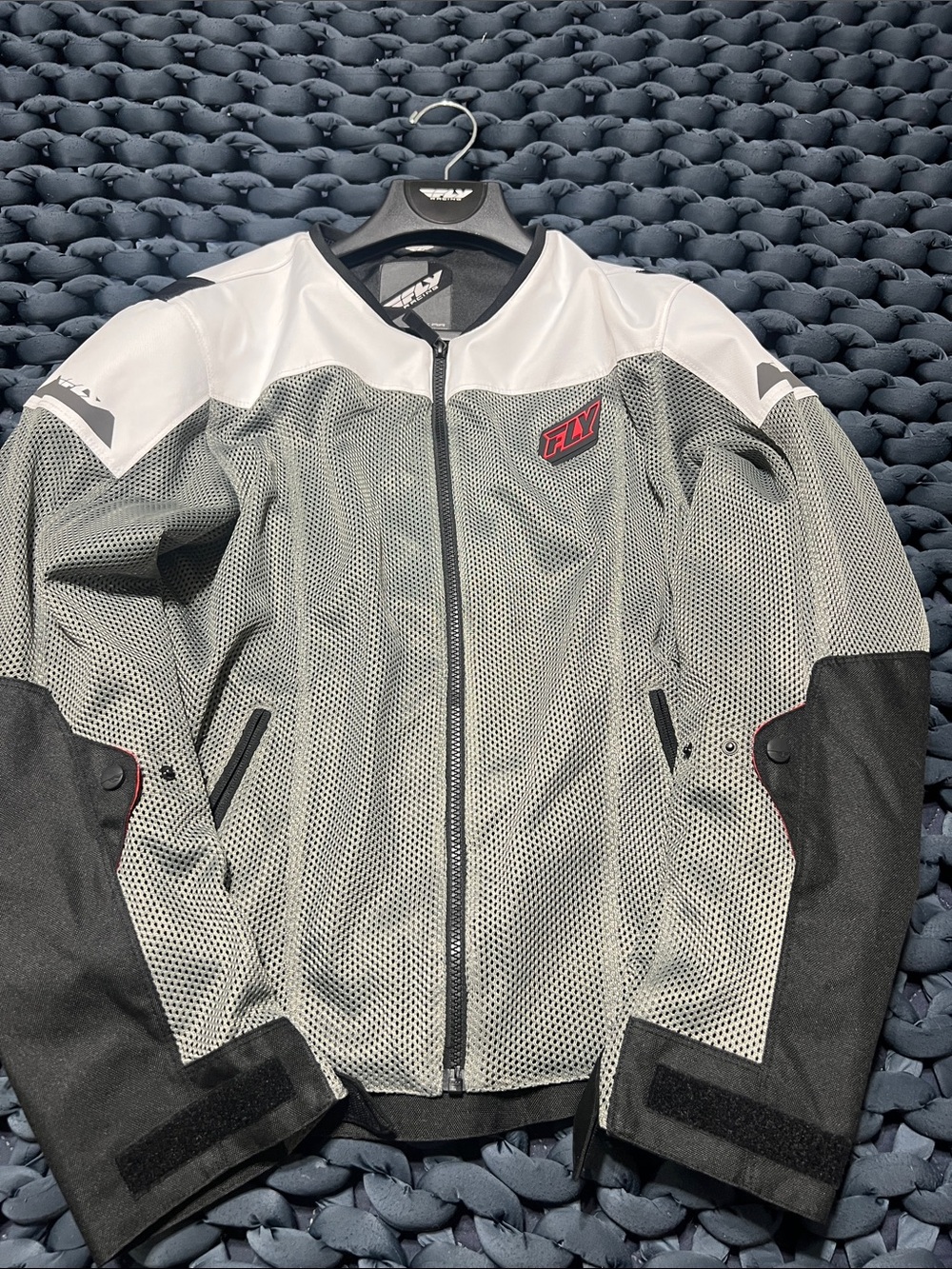 Fly Racing lightweight motorcycle jacket. Size large. Good condition